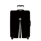 Jet Trail Luggage Cover Washable Suitcase Protector Anti (Jet Trail / XL(32-34inch suitcase))