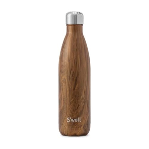 Stainless Steel Water Bottle (Teakwood / 25 Ounces)