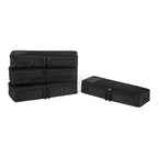 4 Piece Packing Cubes Travel Accessories Set (Black / 4 x Slim)