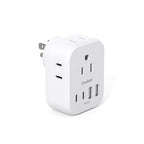 Travel Cruise Ship Essentials (White / 4AC,2C2A,15.5W)