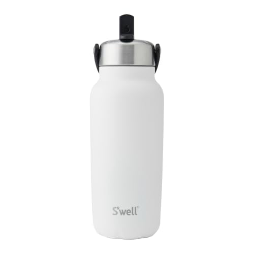 Recycled Stainless Steel Explorer with Flip Straw Lid (Moonstone / 32 Ounces)