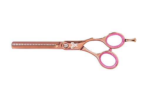 Shear Xpressions Hey Rosie 30T Professional Hair Cutting Scissors (Rose Gold 30T)