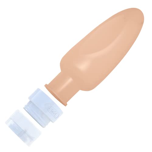 Leak Proof Travel Bottles (2oz 4pc - White,Blue,Green,Orange)