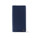 Zippered Travel Wallet & Passport Holder (Navy Blue)
