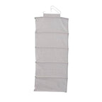 10 Pocket Hanging Shoe Organizer (Silver)