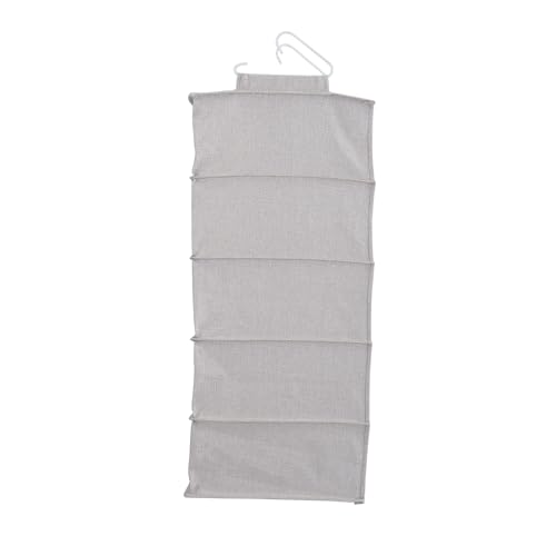 10 Pocket Hanging Shoe Organizer (Silver)