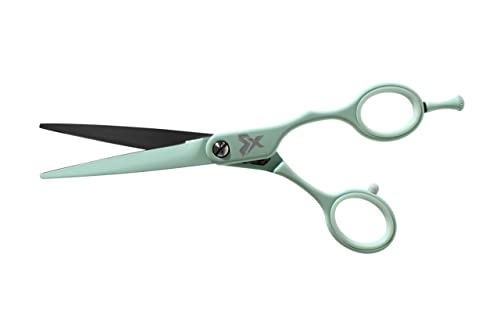 Shear Xpressions It's All Good 5.75" Professional Hair Cutting Scissors (Dr. Everything Will Be Alright - Mint)