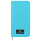 Leather 5 Scissor & Shear Storage Case for Hairstylist (TURQUOISE)