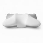 Extra High Loft Cervical Neck Pillow for Broad Shoulders (White)