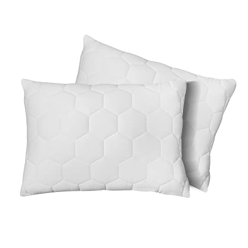 Down Alternative Back and Stomach Sleeper Cooling Pillow (Standard/Queen (Pack of 1) / Bright White)