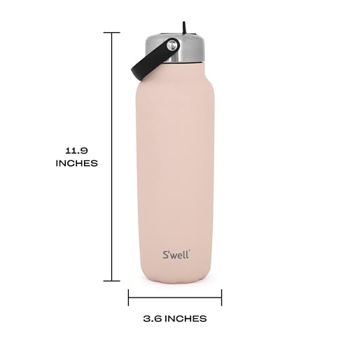 Recycled Stainless Steel Explorer with Flip Straw Lid and Handle (Himalayan Salt / 40 Ounces)