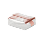 Parcel Clear Travel Kit with Zipperless Magnetic Closure (Rose / Medium)