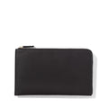 Slim Zip Travel Wallet & Passport Holder (Black Onyx)