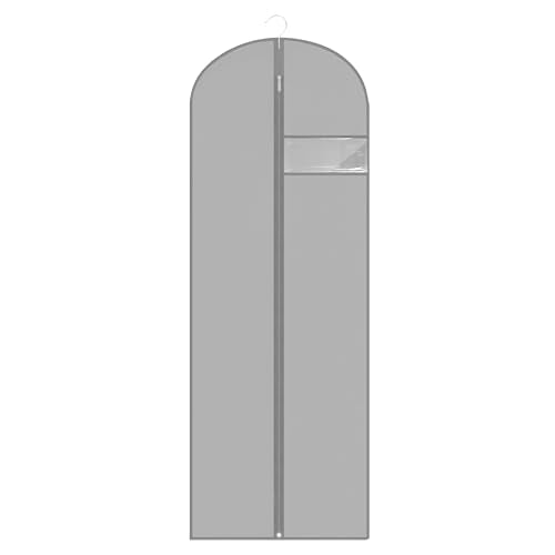 Dress Bags for Gowns Long (Grey / 65''- 1 Pack)