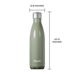 Stainless Steel Water Bottle (Mountain Sage / 16.9 Ounces)