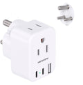 US to South Africa Plug Adapter (Type M - South Africa)