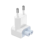 DuckHead Mac European Plug Adapter for MacBook Power Adapter Brick (European Travel Adapter Plug / White02)