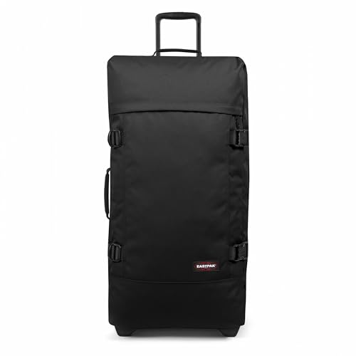 Tranverz L 121L Large Wheeled Luggage with Dual Compartments (121 Liter Checked Bag / Black)