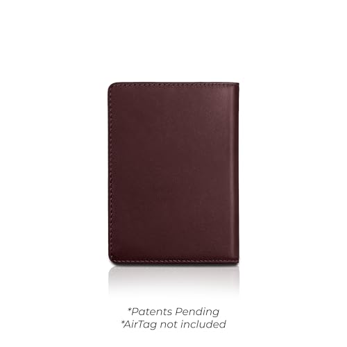 Passport Wallet with Holder for AirTag (Berrywood)