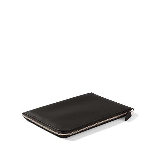 Slim Zip Travel Wallet & Passport Holder (Black Onyx)