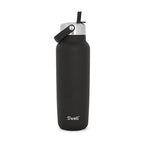 Recycled Stainless Steel Explorer with Flip Straw Lid and Handle (Onyx / 40 Ounces)