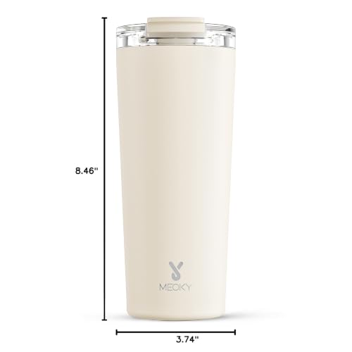 24 oz Insulated Travel Coffee Mug (Cream / 24 Ounces)