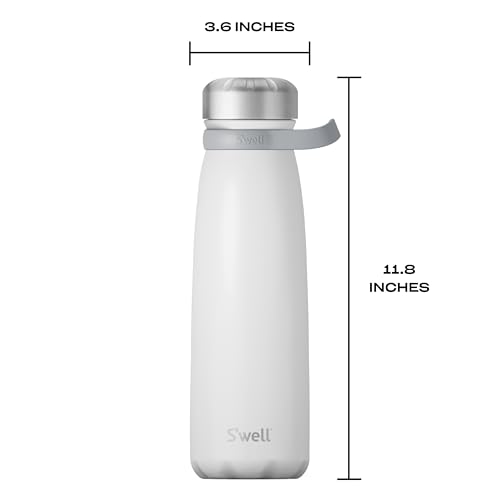 Stainless Steel Traveler With Handle (40 Ounces / Angel Food)