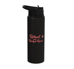 Retired and Ready to Roam Travel Retirement Design Stainless Steel Insulated Water Bottle