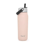 Recycled Stainless Steel Explorer with Flip Straw Lid (Himalayan Salt / 24 Ounces)