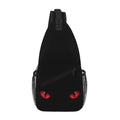 Sling Bag Red Eyes Cat Hiking Daypack Crossbody Shoulder Backpack Travel Chest Pack for Men Women (B0171)