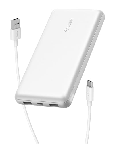 20000mAh 15W 3 Port Power Bank (White)