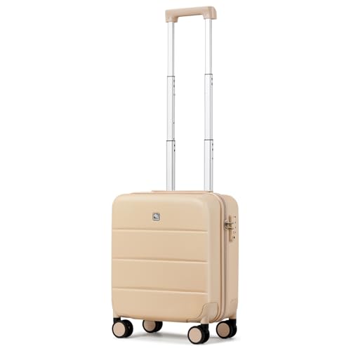 Underseat Carry On Luggage with Wheels (Cuba Sand / 16 Inch)
