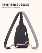 Crossbody Bags for Women Leather Sling Bag for Woman Travel Black (3-black)