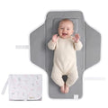 Portable Changing Pad (White-Flowers)