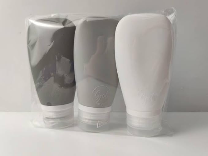 Travel Bottles for Toiletries, TSA Approved 3oz Leak Proof Silicone Refillable - Image 3