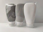 Travel Bottles for Toiletries (Black-Gray-White)