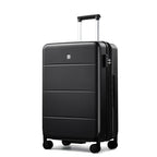 24 Inch Luggage with Spinner Wheels (Jet Black / 24 Inch EXT)