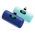 2 Pack]Portable Charger Power Bank for iPhone 17 (Blue+Green)