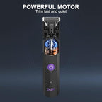Electric Body Hair Trimmer (Purple ＆black)
