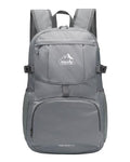 Large Lightweight Packable Hiking Backpack Foldable Travel Daypack (C-gray / 35L)