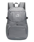 Large Lightweight Packable Hiking Backpack Foldable Travel Daypack (C-gray / 35L)