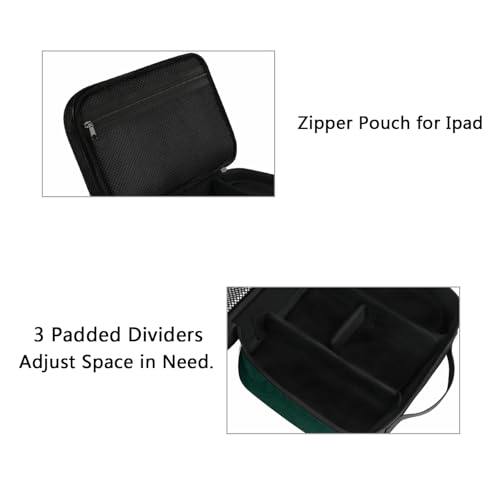 Electronics Travel Organizer (Dark Green / Medium)
