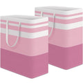 2 Pack Large Laundry Baskets (100L / Pink)