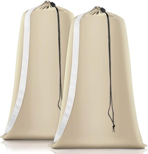 Heavy Duty Laundry Bag (Beige / 48" x 28" x 1")