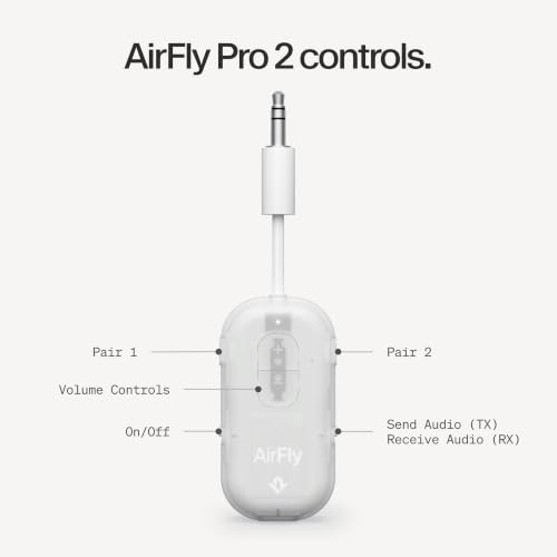 AirFly Pro 2 Bluetooth Adapter (Glacial White / AirFly Pro 2)