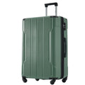 28" Expandable Checked Luggage Hardshell Suitcase with TSA Lock (Green Single / 28 Inch)