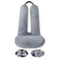 Travel Pillow Car Pillow Kid Car Sleeping Large Gray (E-gray)