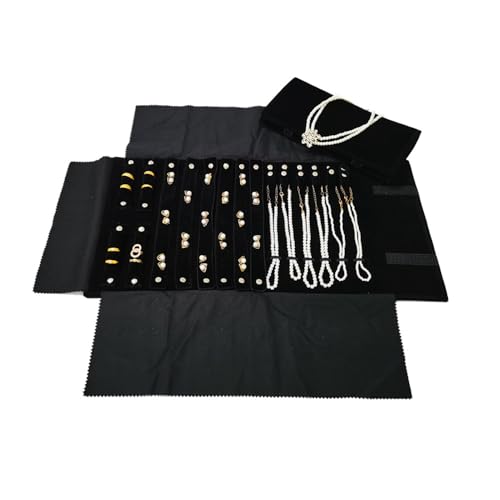 Travel Jewelry Case (Black (2+6+6))