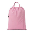 LFH Home Large Premium 1pack Cotton Rich Canvas Laundry Bag with Drawstring and Handles Heavy Duty (18”x26” / Pink)