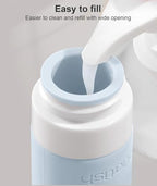 Travel Bottles for Toiletries 6 Pack (Black)